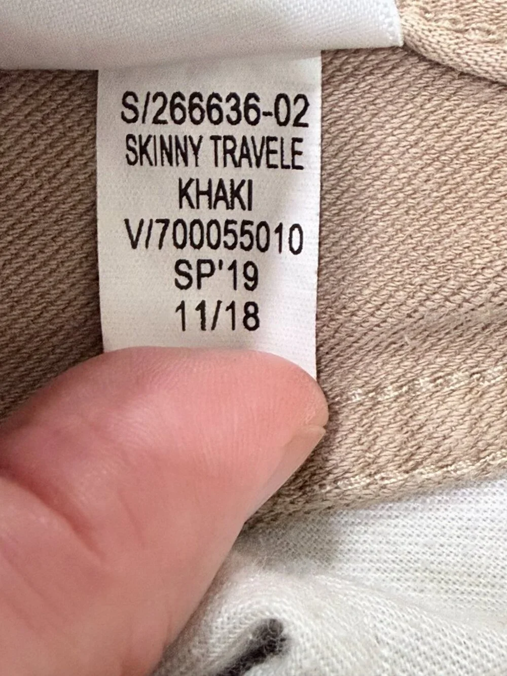Banana Republic Traveler Skinny Khaki Pants Men’s 34x30 Stretch Cotton